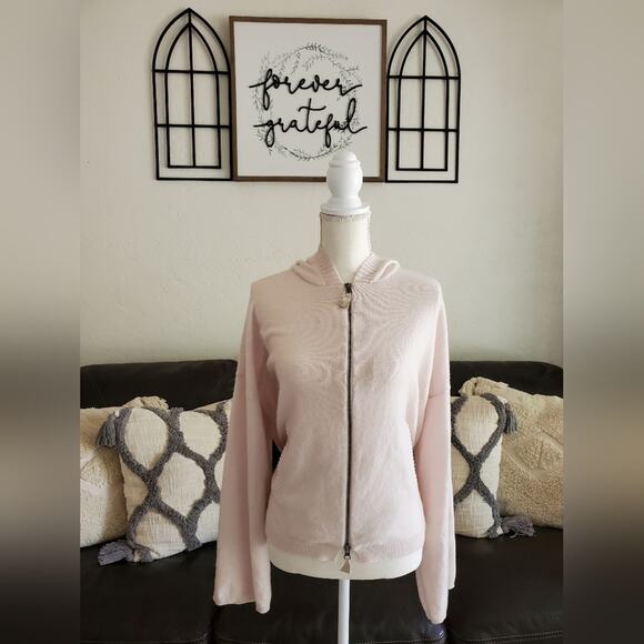 Kristensen DU Nord Cashmere Full Zip Cardigan Hoodie Size 4 Designer Classic - Picture 12 of 12